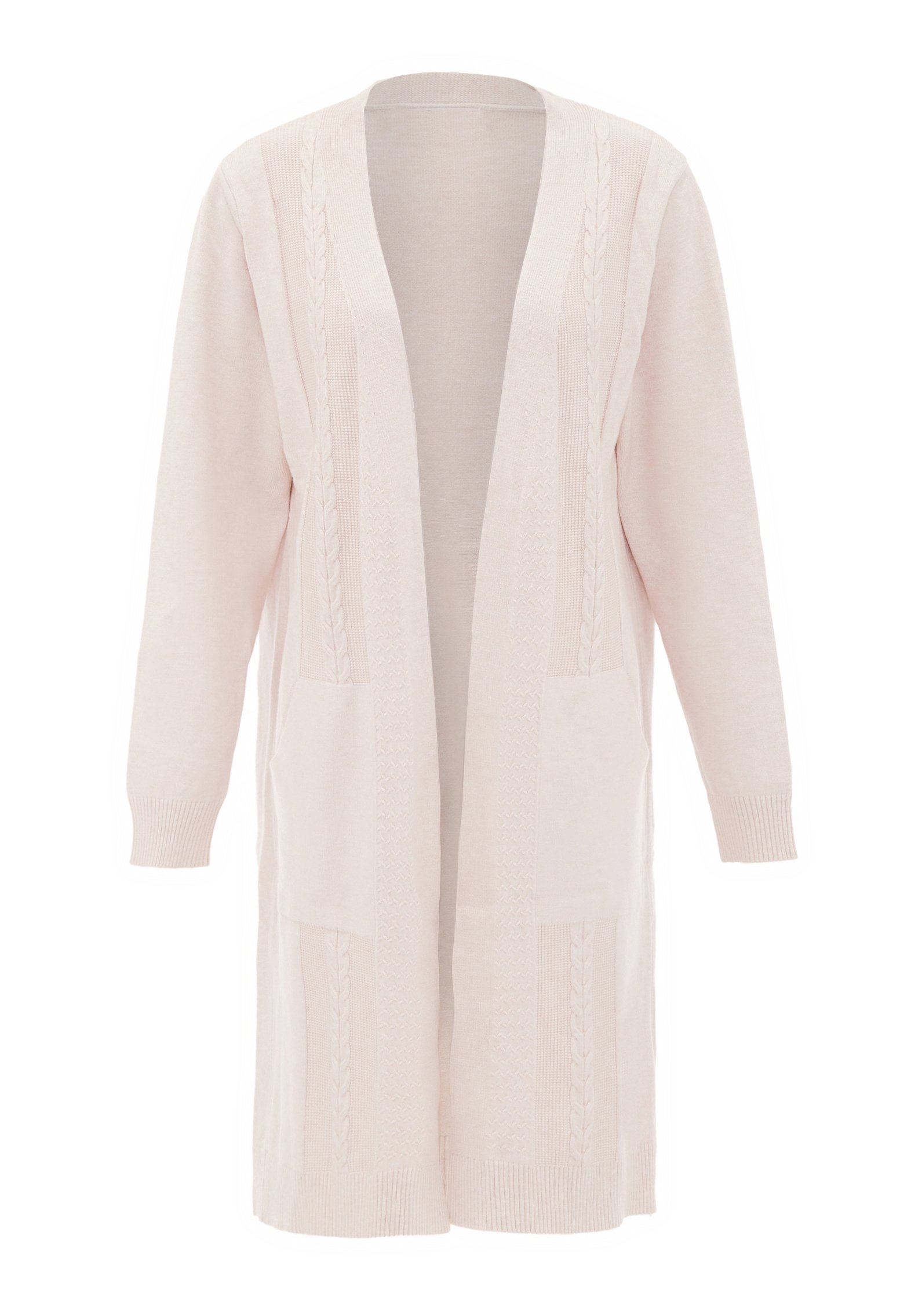 ALARY Cardigan Lungo Donna Usha Black Label: Eleganza Classica Con Strisce Bianche A Contrasto