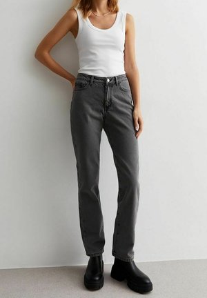 Jean droit - dark grey