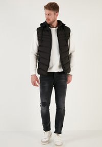 Buratti REGULAR FIT - Väst - black