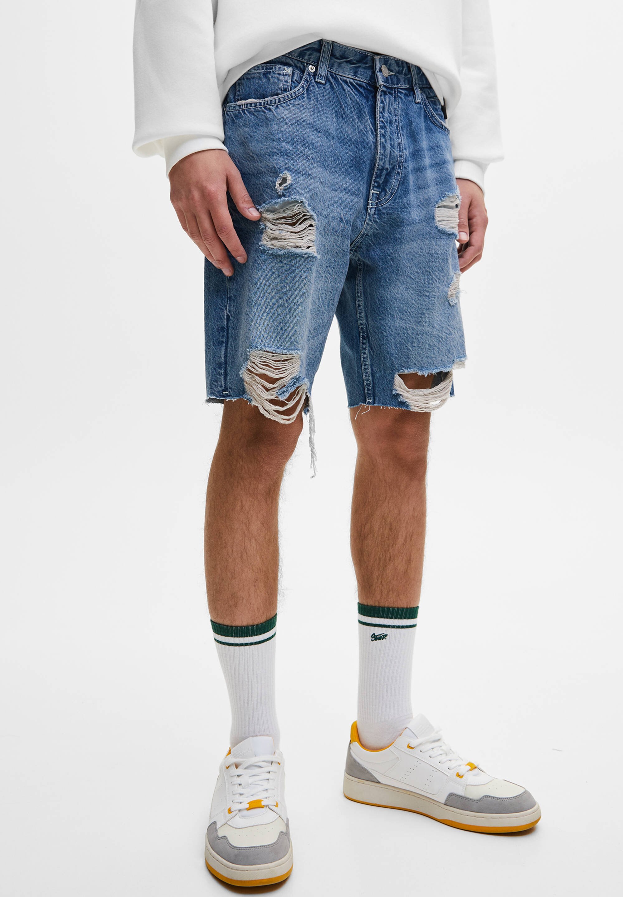 Sale \u003e bershka pantaloncini uomo\u003e in stock OFF-65%