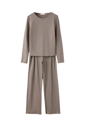 Mango, ADULT SET - Pyjama - brown