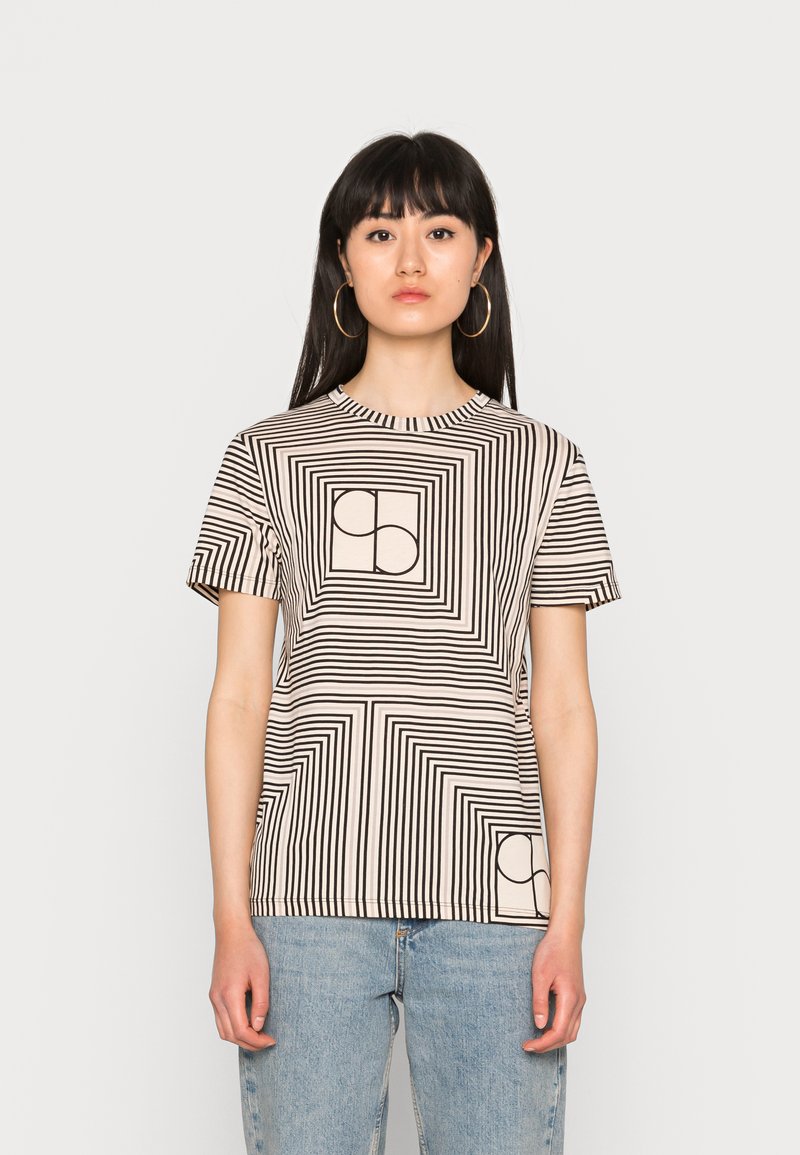 Damen T-Shirts | Soaked in Luxury SLEVE TEE T-Shirt print black monogram/schwarz - OZ36016 Damen T-Shirts | Soaked in Luxury SLEVE TEE T-Shirt print black monogram/schwarz - OZ36016