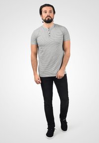 Solid SDAlfi - Apdrukāts T-krekls - light grey melange