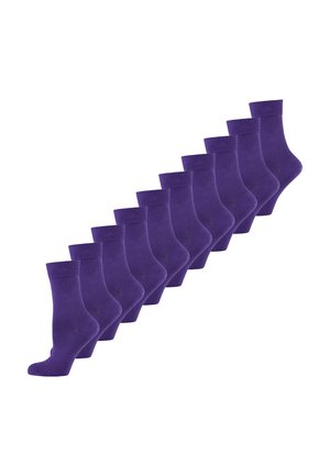 10-PACK BUNT - Socken - violett