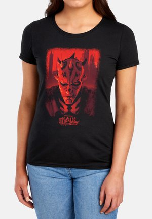 Star Wars, MAUL SHADOW LORD RED CITY POSTER - Print T-shirt - black