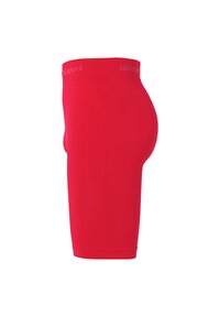 Rote sportliche Shorts aus elastischem Material. Mit strukturierten Seitenpaneelen und passgenauer Schnittführung. Logo-Band an der Taille.