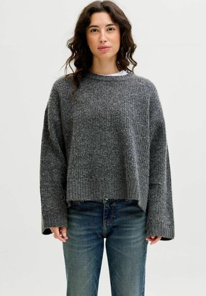 JXSIGGA DIVERSE CREW NECK  - Pullover - dark grey melange