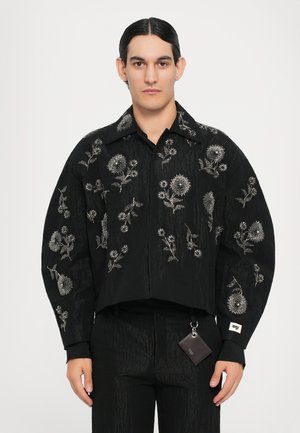 HANDCRAFTED MARIGOLD BALLOON JACKET - Bomber Jacket - black