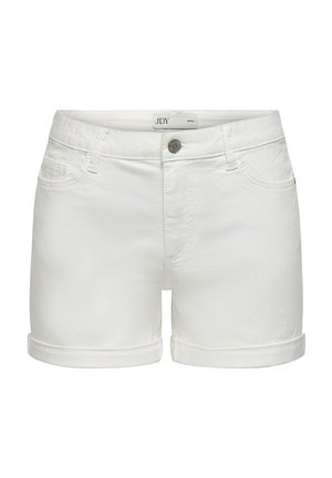 JDY, JEANS-SHORTS JDYMOON MITTLERE TAILLE NORMAL GESCHNITTEN JEANS-SHORTS - Short en jean - white denim