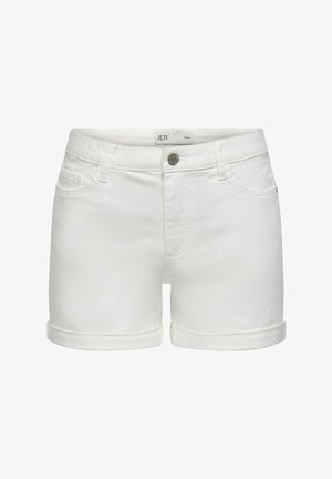JDY, JEANS-SHORTS JDYMOON MITTLERE TAILLE NORMAL GESCHNITTEN JEANS-SHORTS - Short en jean - white denim