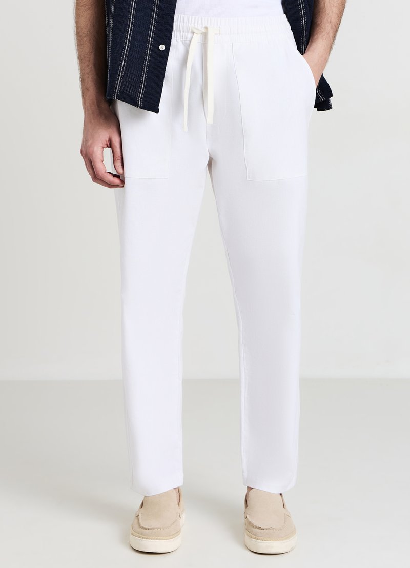 Calliope Stoffhose - bianco lana