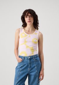 Marimekko ERKKERI UNIKKO - Linne - light pink/yellow