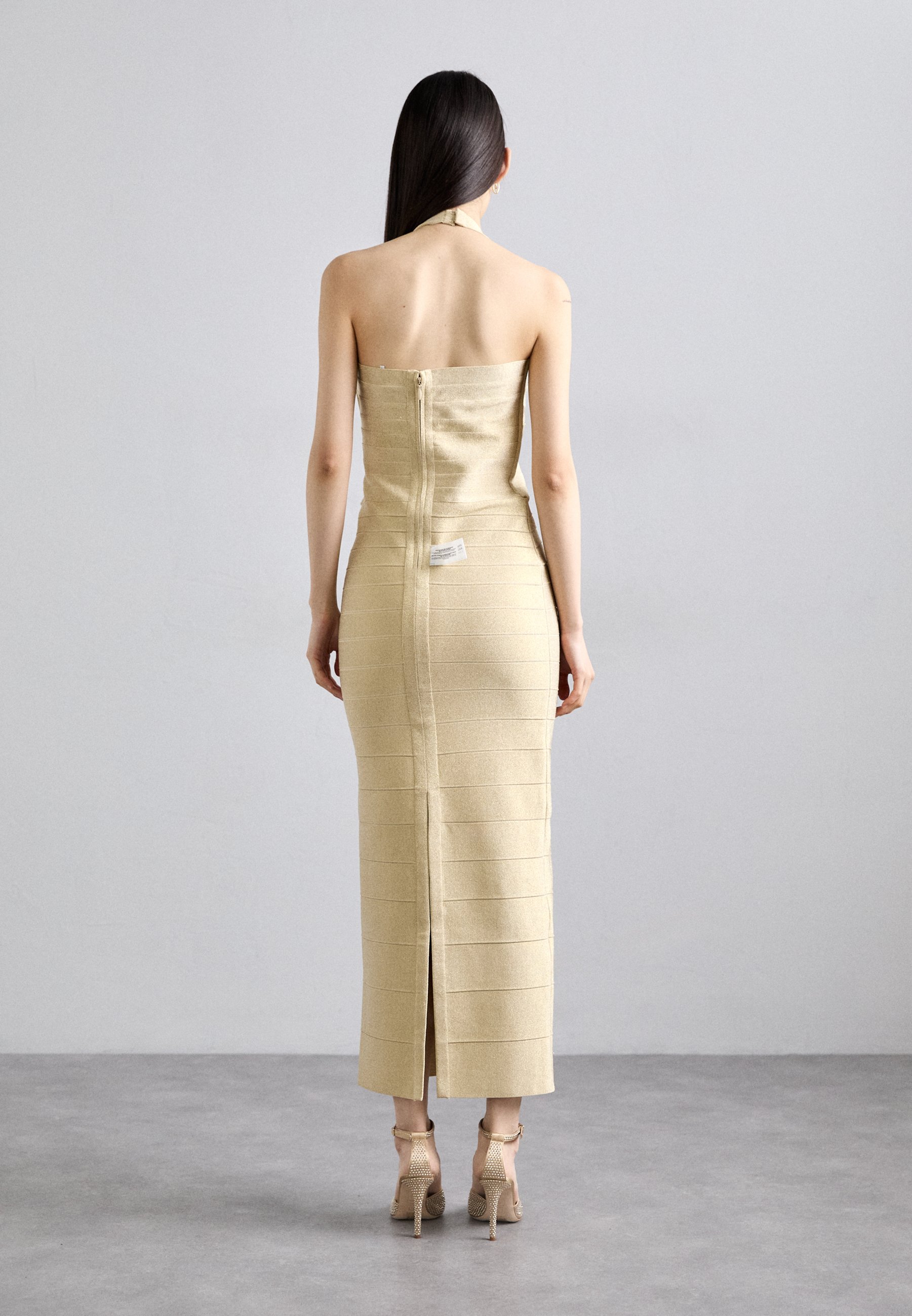 Robe Bandage Hervé Léger Iris Bleu Taille S - 100% Authentique, Occasion Très Bon état