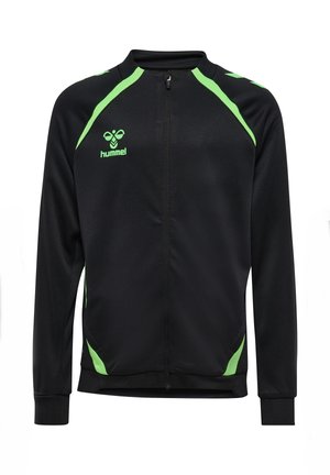 LEAD 2 0 TRACK ZIP - Trainingsvest - black/green gecko