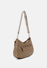 Guess NOELLE TOP ZIP SHOULDER BAG - Sac à main - latte
