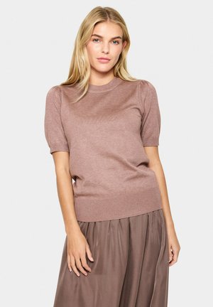 MILA - Basic T-shirt - antler melange