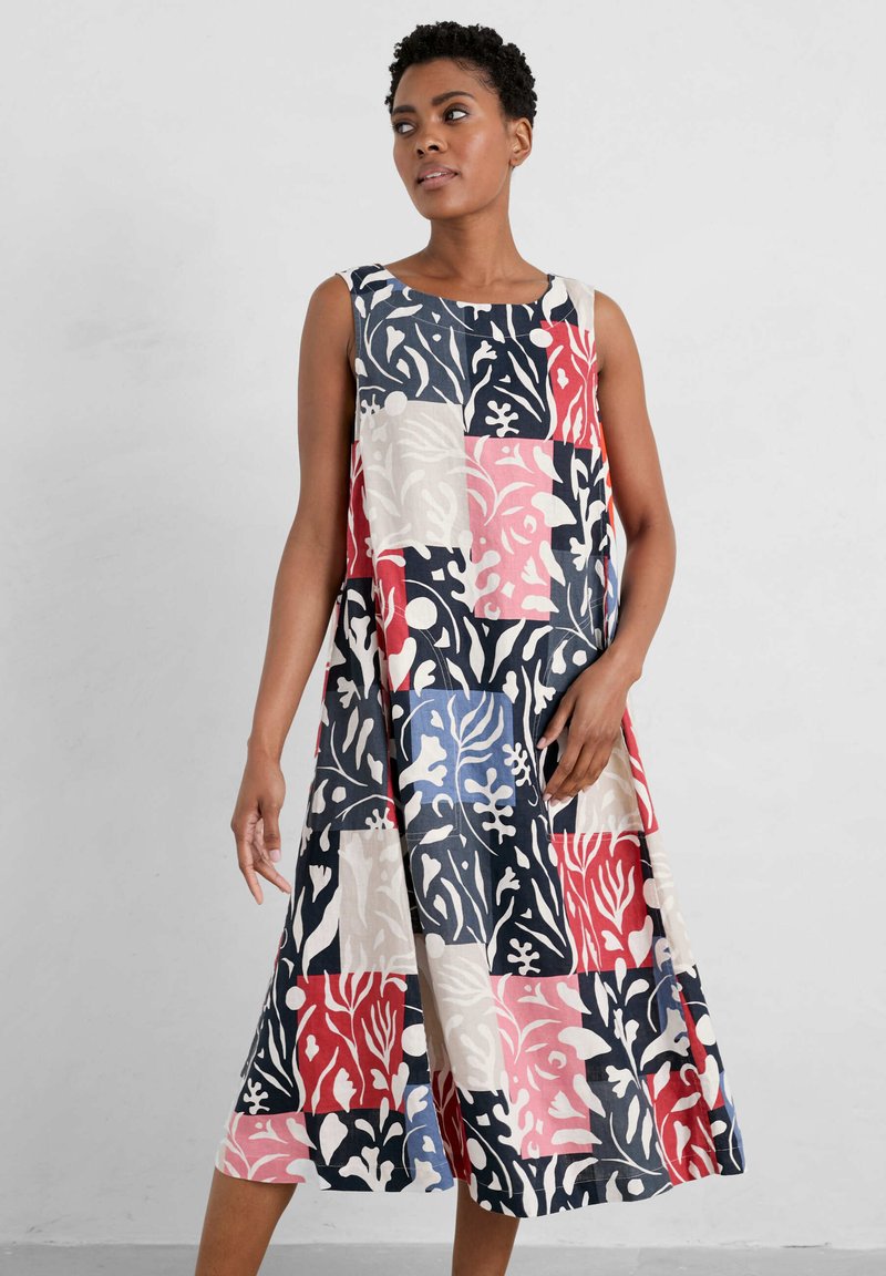 Seasalt Cornwall CRESTING WAVES Day dress sea forms mix maritime