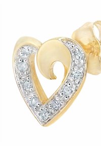 DIAMANT L'ÉTERNEL HEART STUD - Pendientes - yellow gold