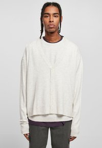 Urban Classics MIX BOXY - Cardigan - lightgrey