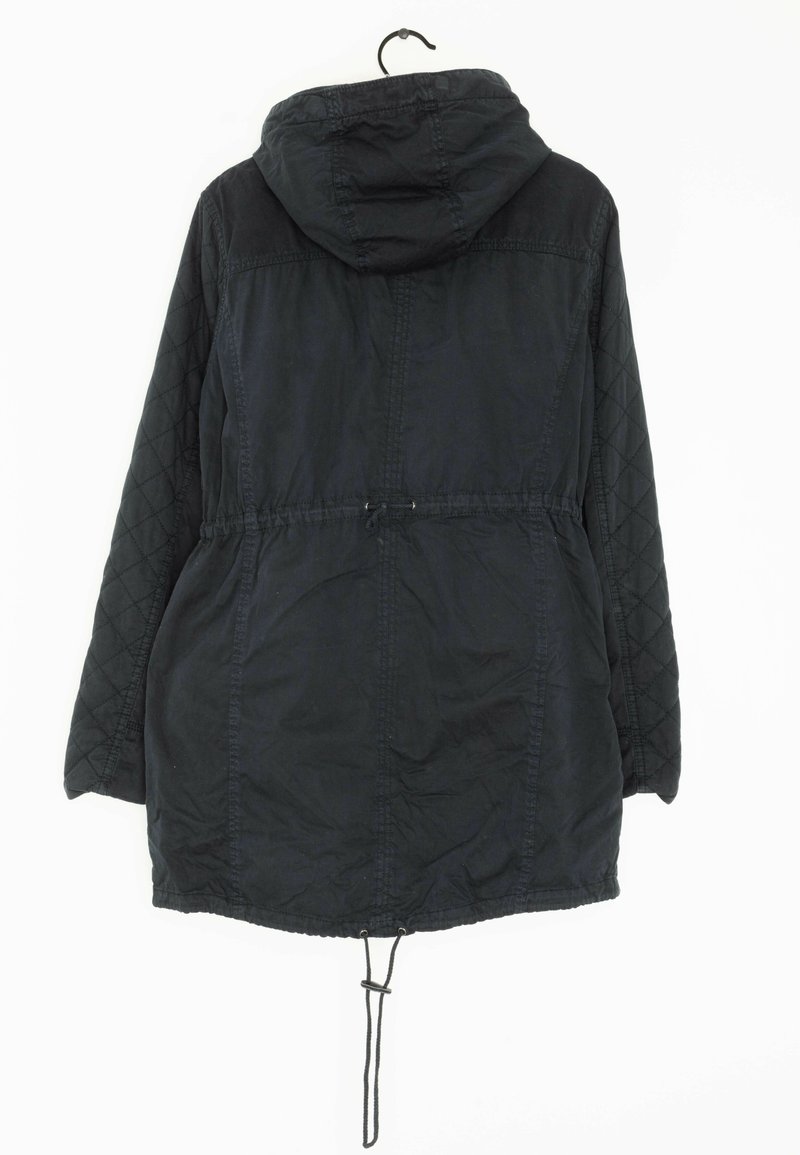 Navahoo Steppmantel Schwarz GlÃ¤nzend Damen Parka Zalando Damen