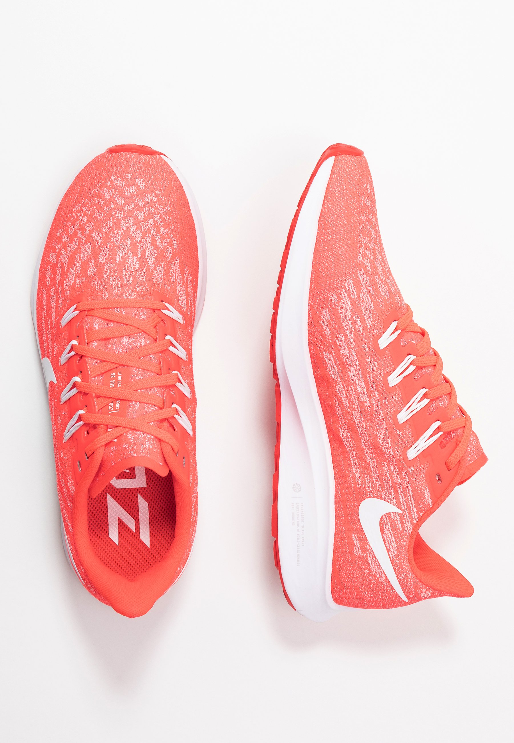 AIR ZOOM PEGASUS 36 - Stabiliteit hardloopschoenen - laser crimson/white/platinum tint/track red/light smoke grey AIR ZOOM PEGASUS 36 - Stabiliteit hardloopschoenen - laser crimson/white/platinum tint/track red/light smoke grey