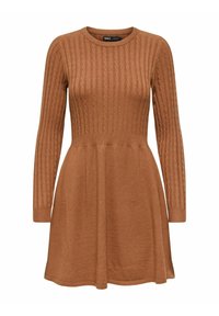 ONLFIA CABLE NOOS - Kampsunkleit - tobacco brown