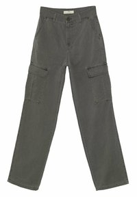 Stradivarius Cargobroek - mottled dark grey