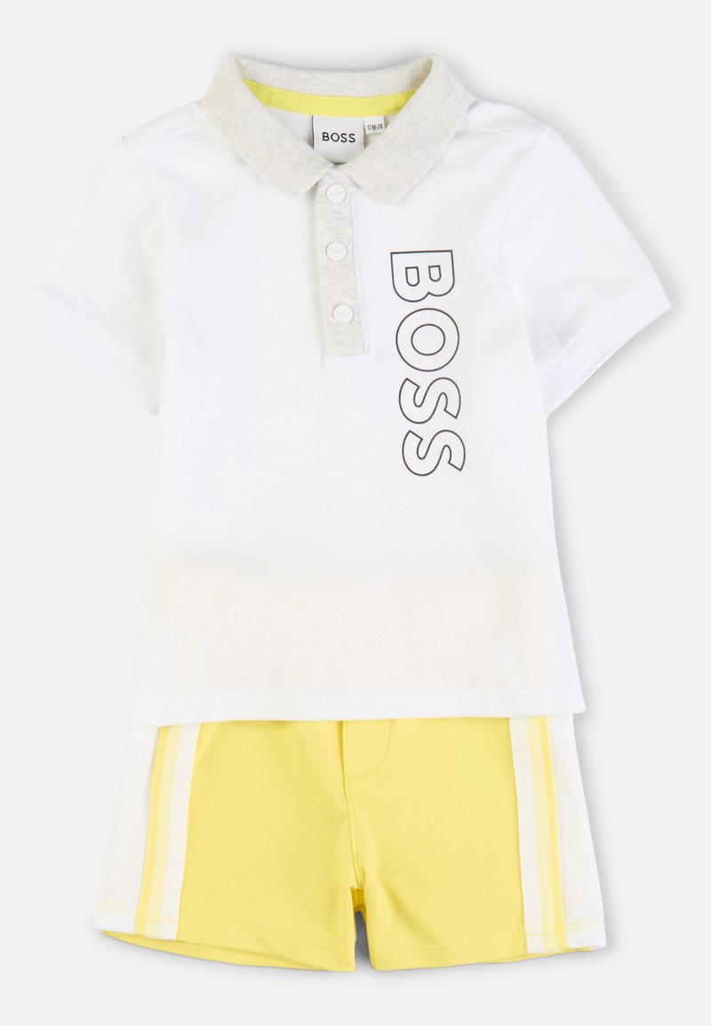 Boss T-shirt print meerkleurig