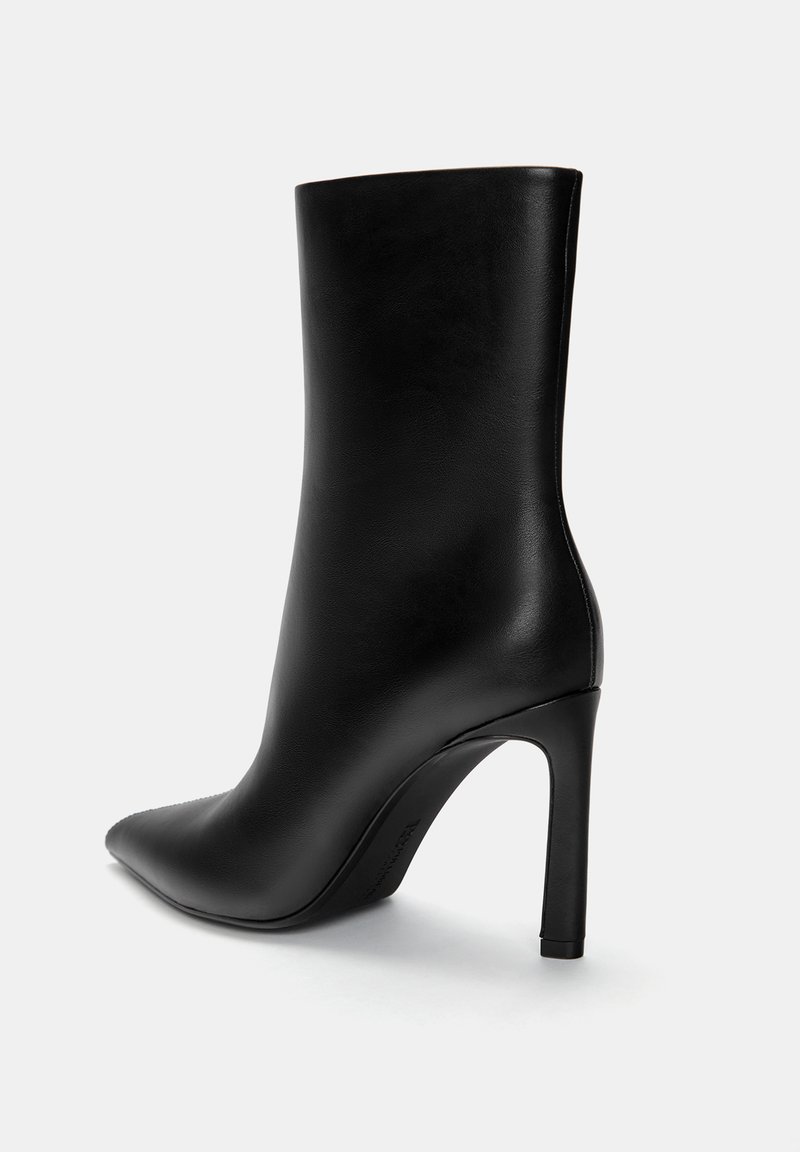 Stivali Donna Tacco Tacco Stivale Alto Bordeaux PULL&BEAR