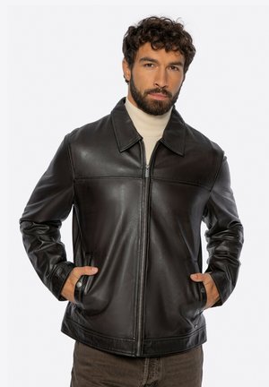 Veste en cuir - brown