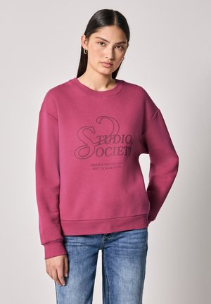 LOOSE FIT PRINT - Felpa - pink