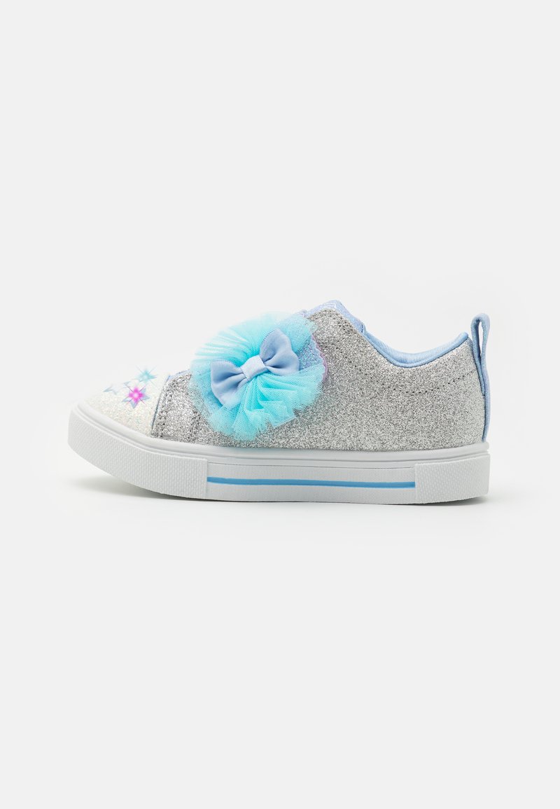 Skechers TWINKLE SPARKS - Sneakers low - silver/light blue