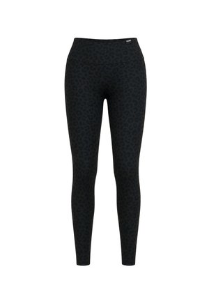 Smilodox, LEO LEGGINGS VELVARA - Leggings - schwarz leo
