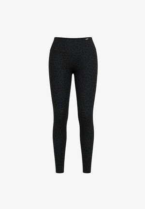 Smilodox, LEO LEGGINGS VELVARA - Leggings - schwarz leo