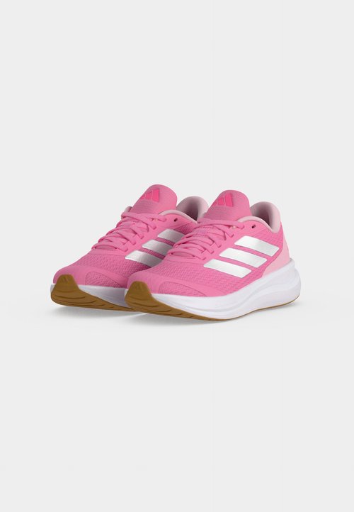 adidas RUNFALCON 6 UNISEX - Road running shoes - st tropic bloom/silver-coloured metallic/lucid pink — photo 3