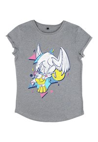 Henry Tiger HERCULES HERC 90S VIBE - T-shirts print - melange grey