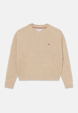 CABLE SWEATER - Jersey de punto - malted milk