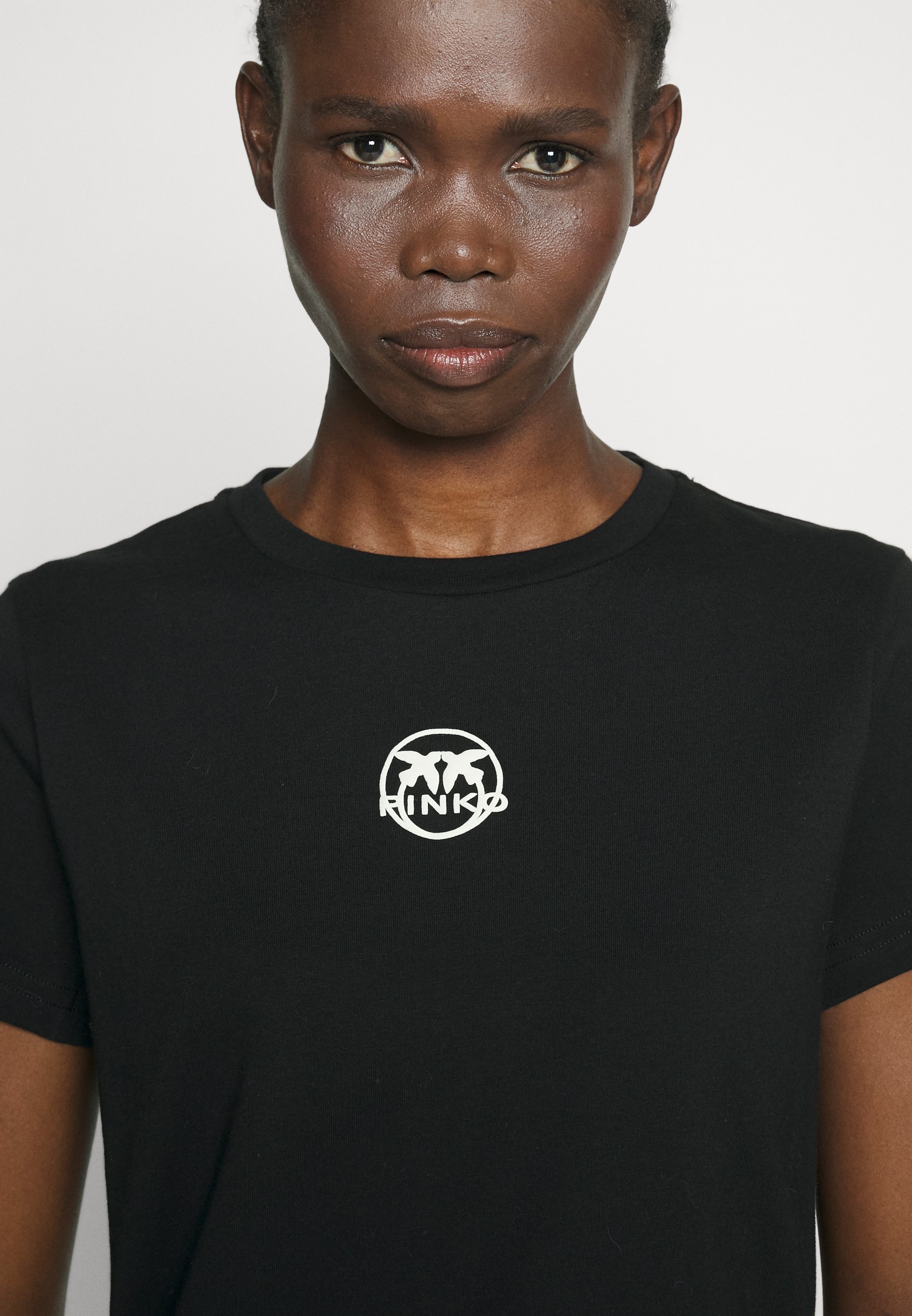 Pinko BUSSOLOTTO - T-shirt basic/czarny - Zalando.pl