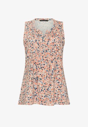 M&Co, WOMEN'S HENLEY TOPS - Top - peach