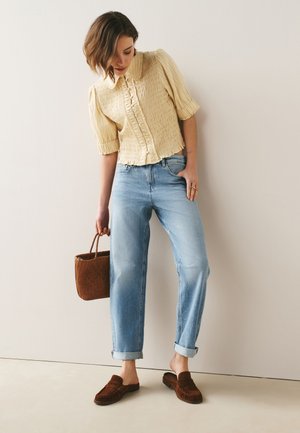 Next, STRETCH BOYFRIEND - Jeans baggy - mid blue denim