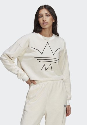 Sweatshirt - off white mel