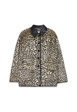 Giacca in similpelle - animal print