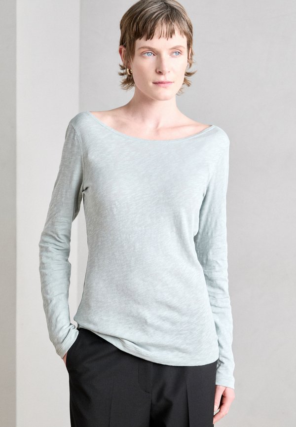 LONG SLEEVE BOAT NECK - Long sleeved top - frozen mint