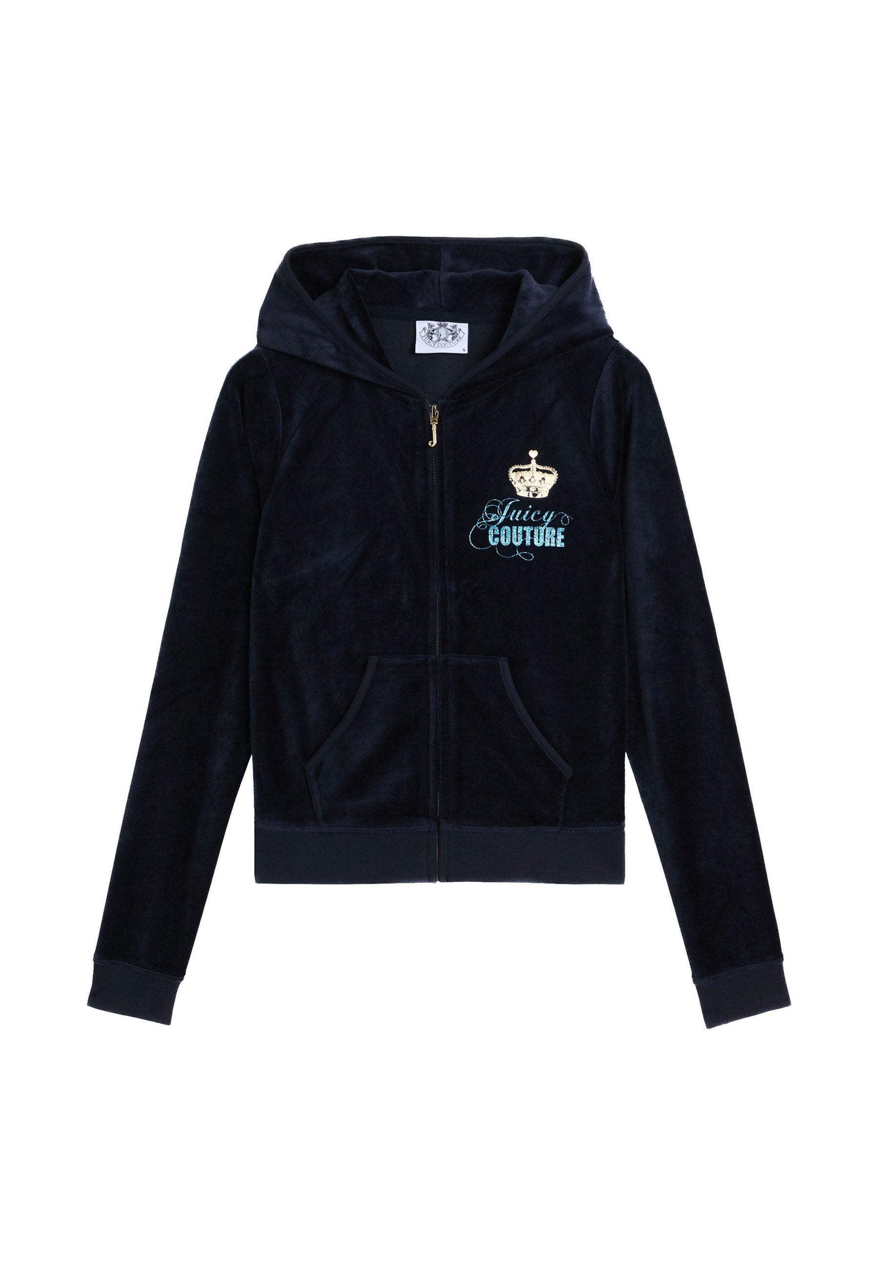 Juicy Couture HER MAJESTY ROBYN HOODIE - Zip-up sweatshirt - night