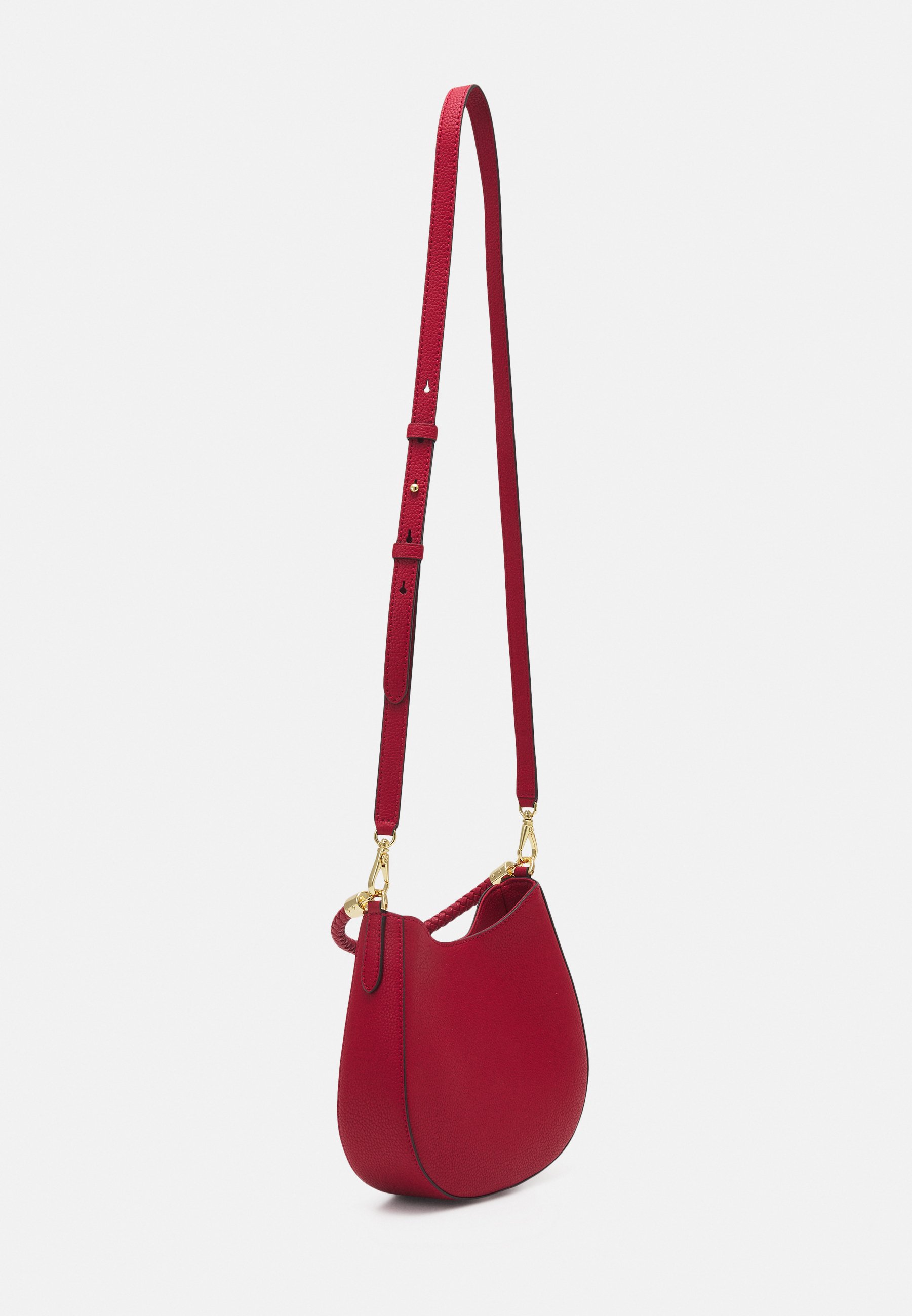 ralph lauren red leather bag