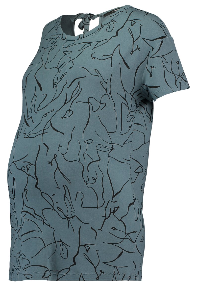 Supermom T-shirt print groen