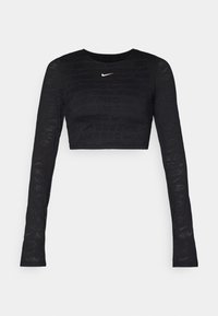 TOP - Maglietta a manica lunga - black/white