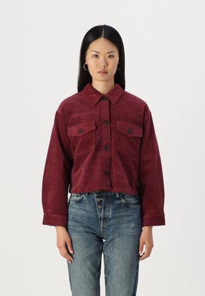 ONLY ONLLISY SHORT - Light jacket - burgundy