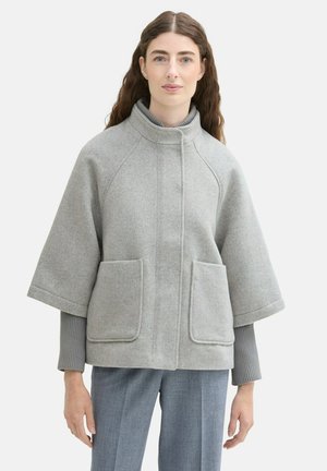 TOM TAILOR Lehk bunda - medium silver grey melange