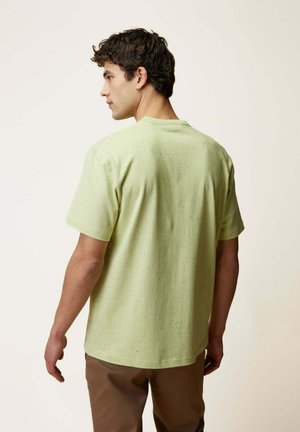 Faguo, T-SHIRT EN MAILLE - T-shirt basic - vert anis